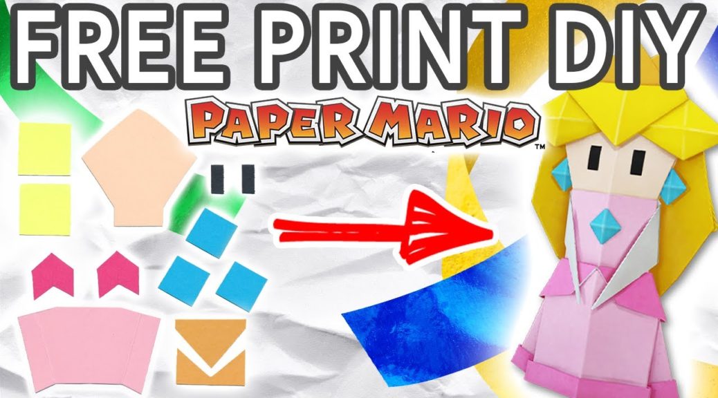 Make Paper Mario the Origami King Characters with FREE Print Out