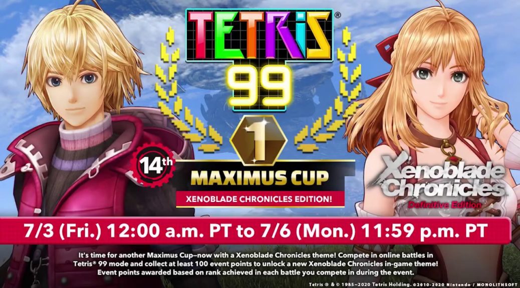 Tetris 99 35th Maximus Cup with Xenoblade Chronicles 3 theme