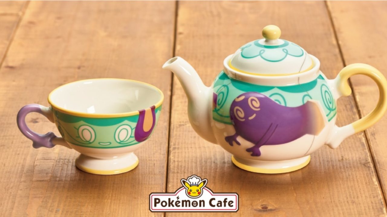 Pokemon Polteageist TeaPot & Sinistea Tea Mug Cup Set Japan