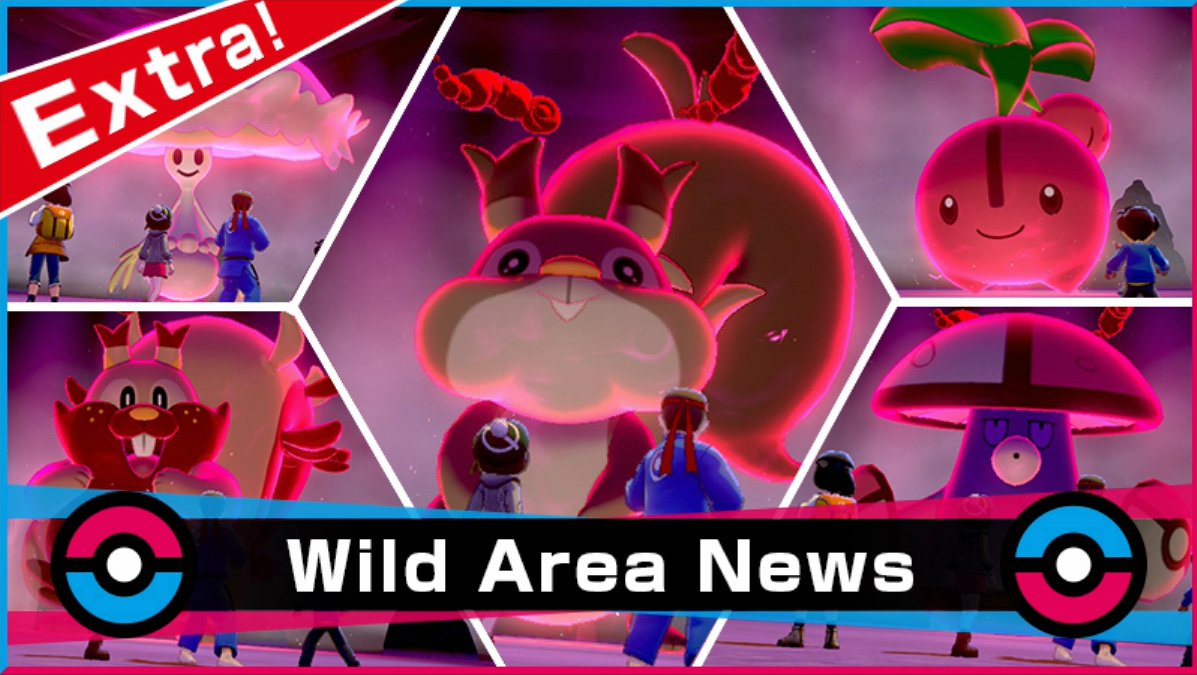 ◓ Pokémon Sword & Shield (Wild Area News): Small Pokémon Event