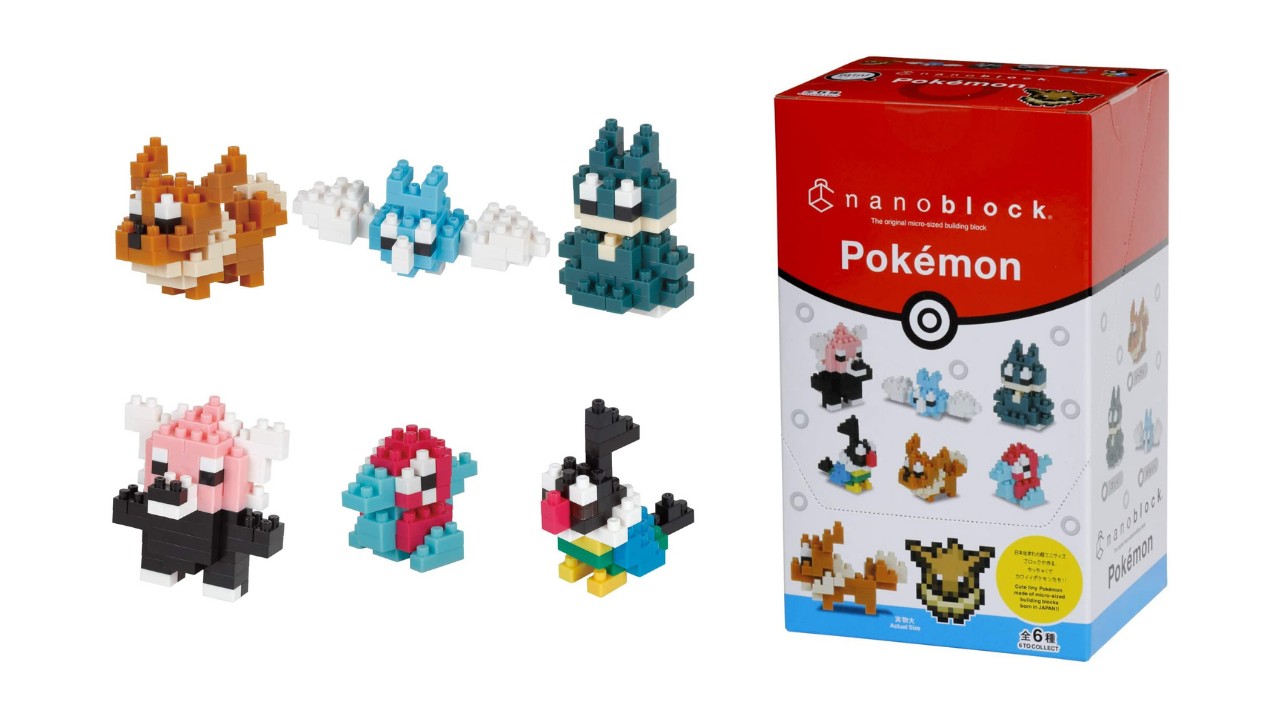  Nanoblock - Pokemon Type Normal Set 1, mininano Series : Toys &  Games