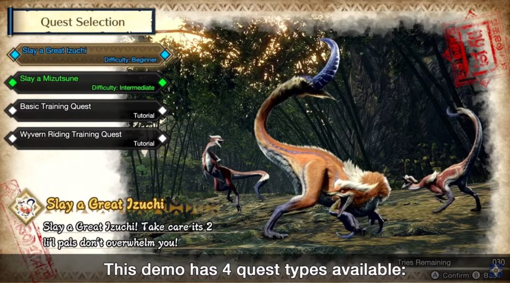 Monster Hunter Rise - Great Izuchi - Gameplay