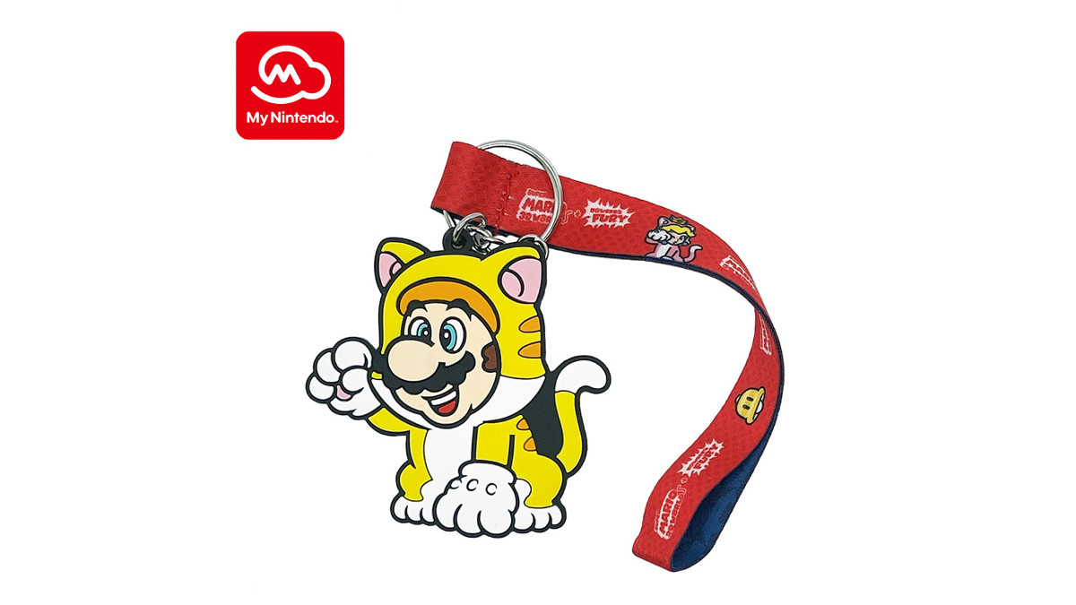 Super Mario 3D World + Bowser's Fury Cat Mario Keychain, Rewards