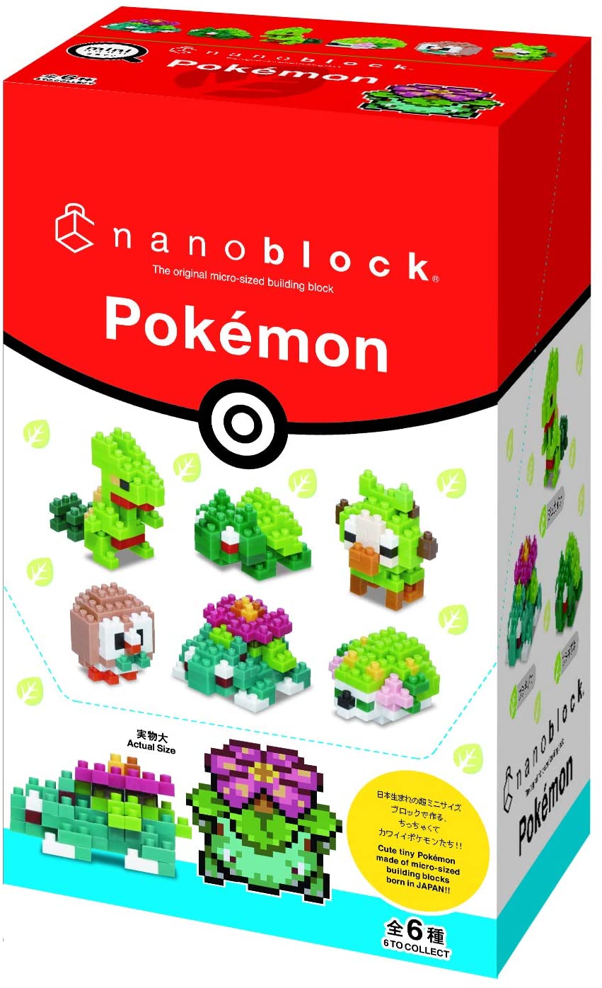Grass Type Pokemon Mini Nanoblock Up For Pre-Order – NintendoSoup