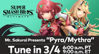 Reminder: The Super Smash Bros. Ultimate Presentation Featuring Pyra/Mythra Starts In Less Than An Hour