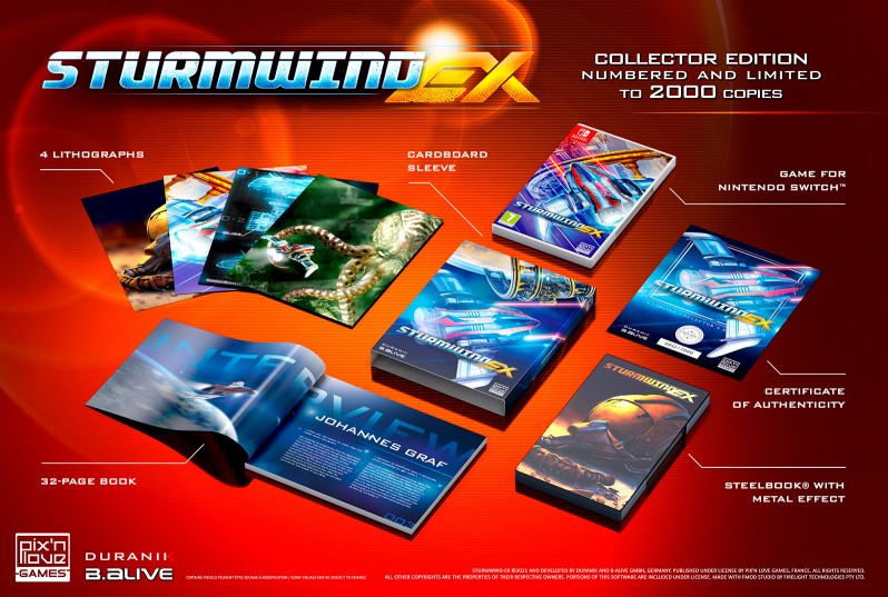 Shmup Game 'Sturmwind EX' Is Getting A Standard Physical And 