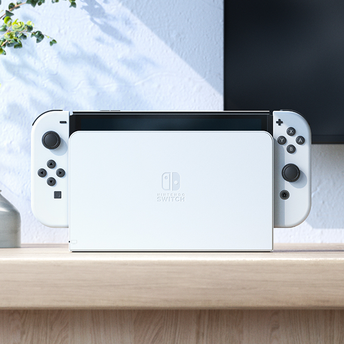 Nintendo Switch OLED blanche