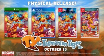 TY The Tasmanian Tiger HD Switch Physical Edition Announced, Launching October 15