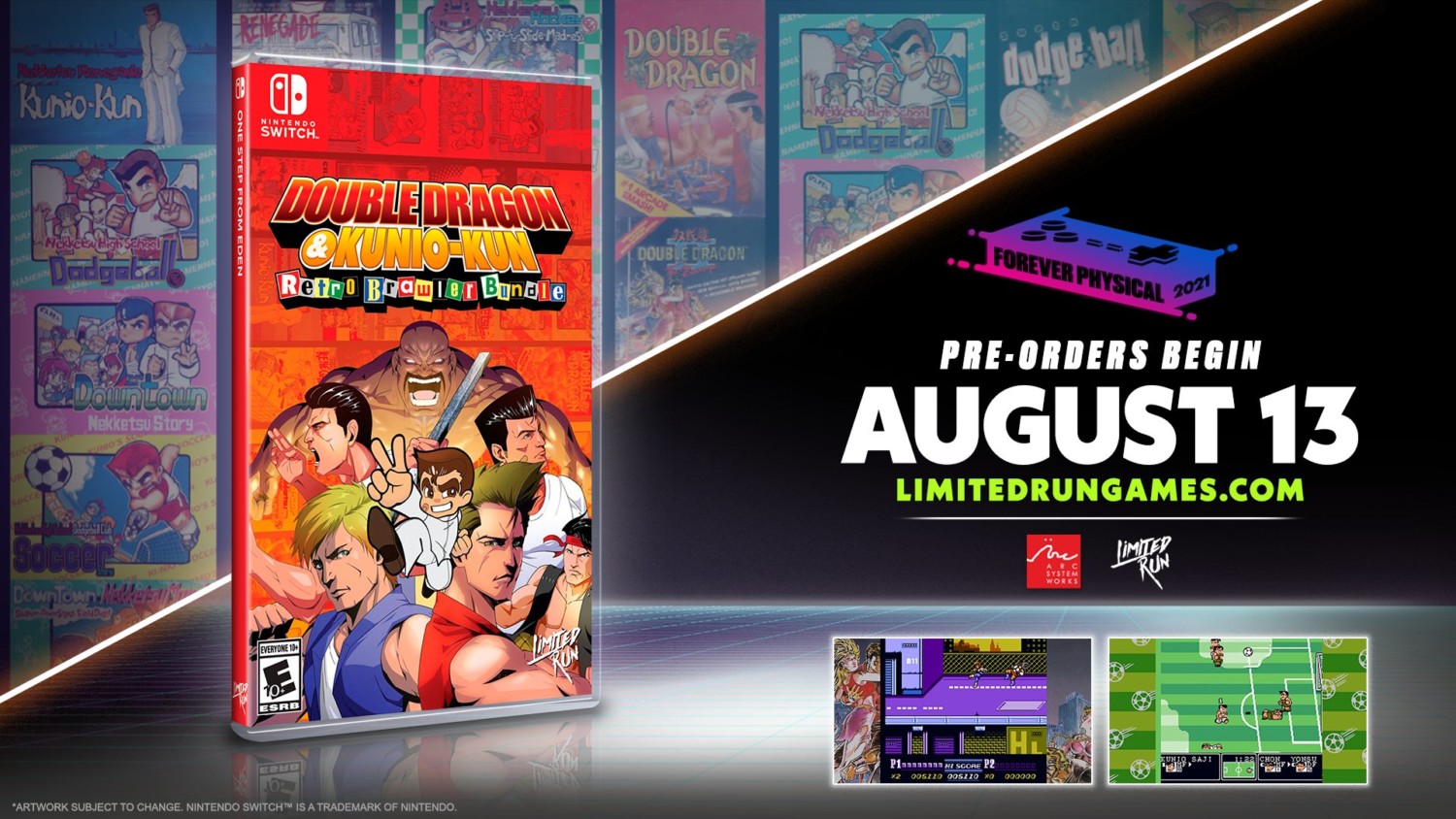 Double Dragon Collection Switch physical release pre-orders