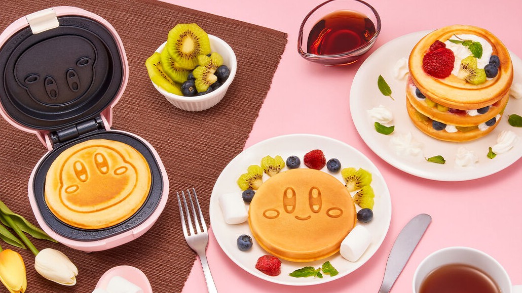 Kirby Cafe Pancake Pan Frying pan Face Maker Kitchen tool Japan