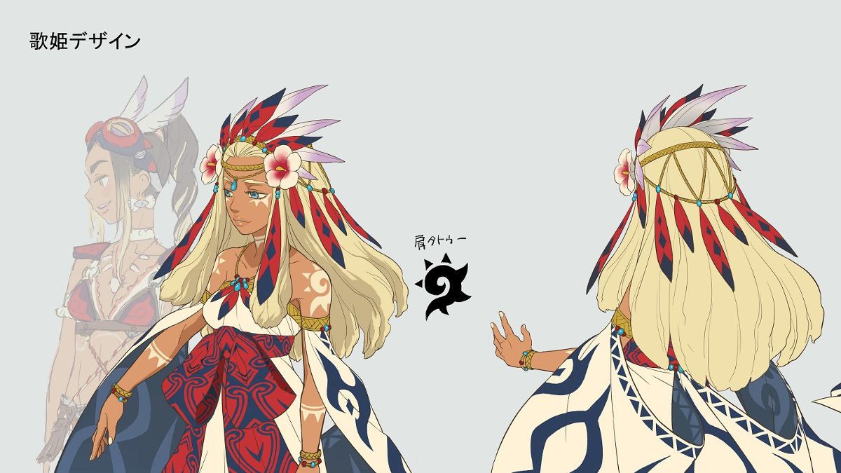 Capcom Shares Concept Art Of Monster Hunter Stories 2’s Songstress And Ol’ Dede