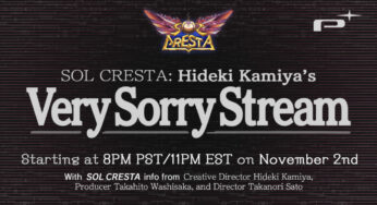 Sol Cresta: Hideki Kamiya’s Very Sorry Stream Announced For November 2, 2021