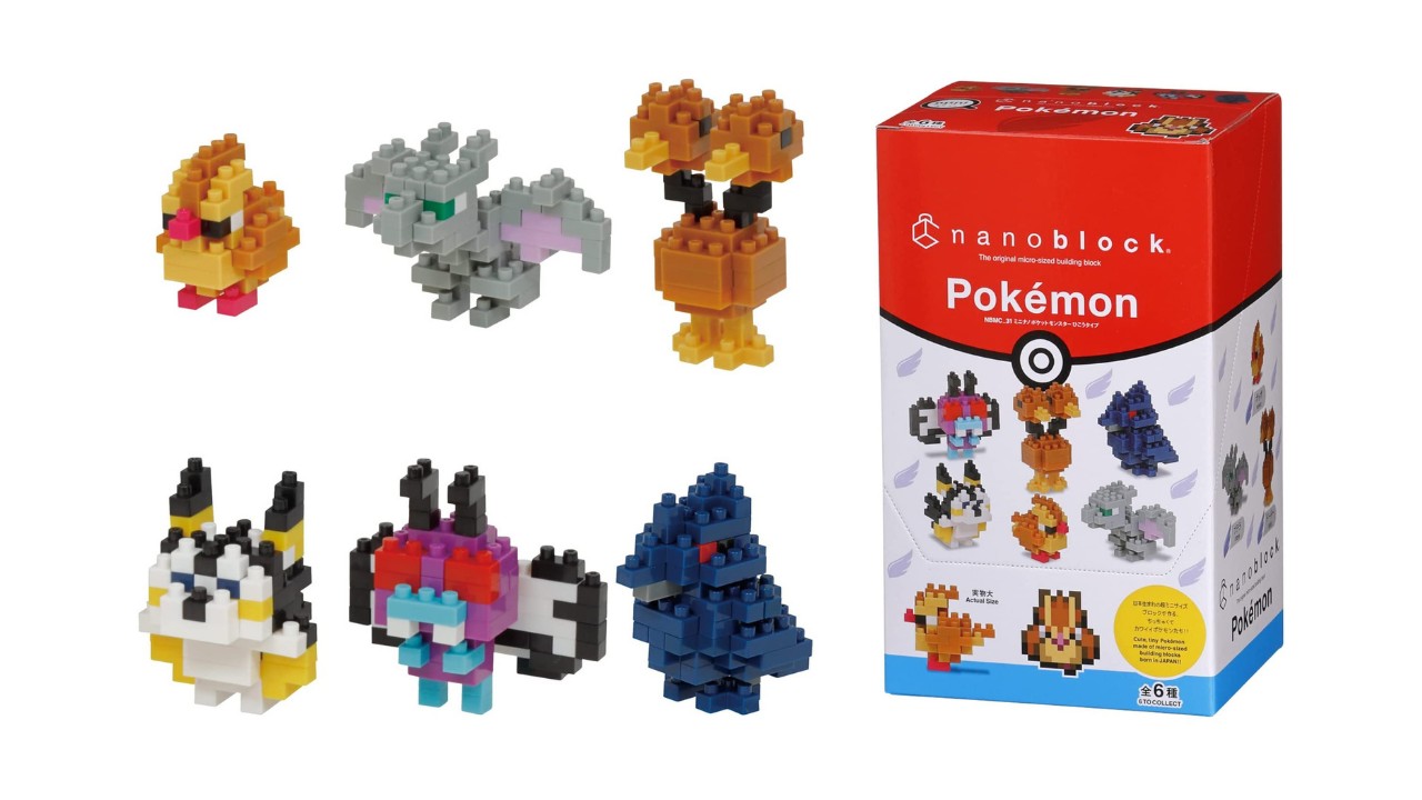 Nanoblock Mini Nano Pokemon Ty