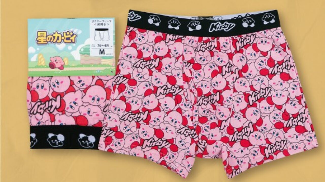  Kirby Men's Boxer Shorts, Boxer Briefs, Front