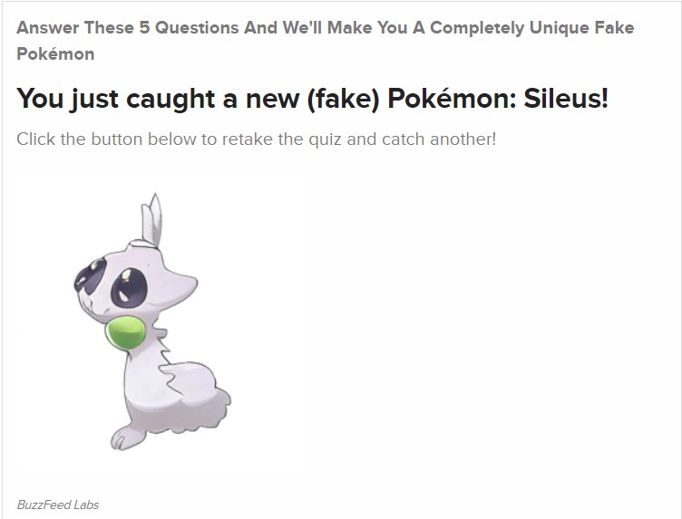 Answer These 5 Questions And We'll Make You A Completely Unique AI  Generated Fake Pokémon
