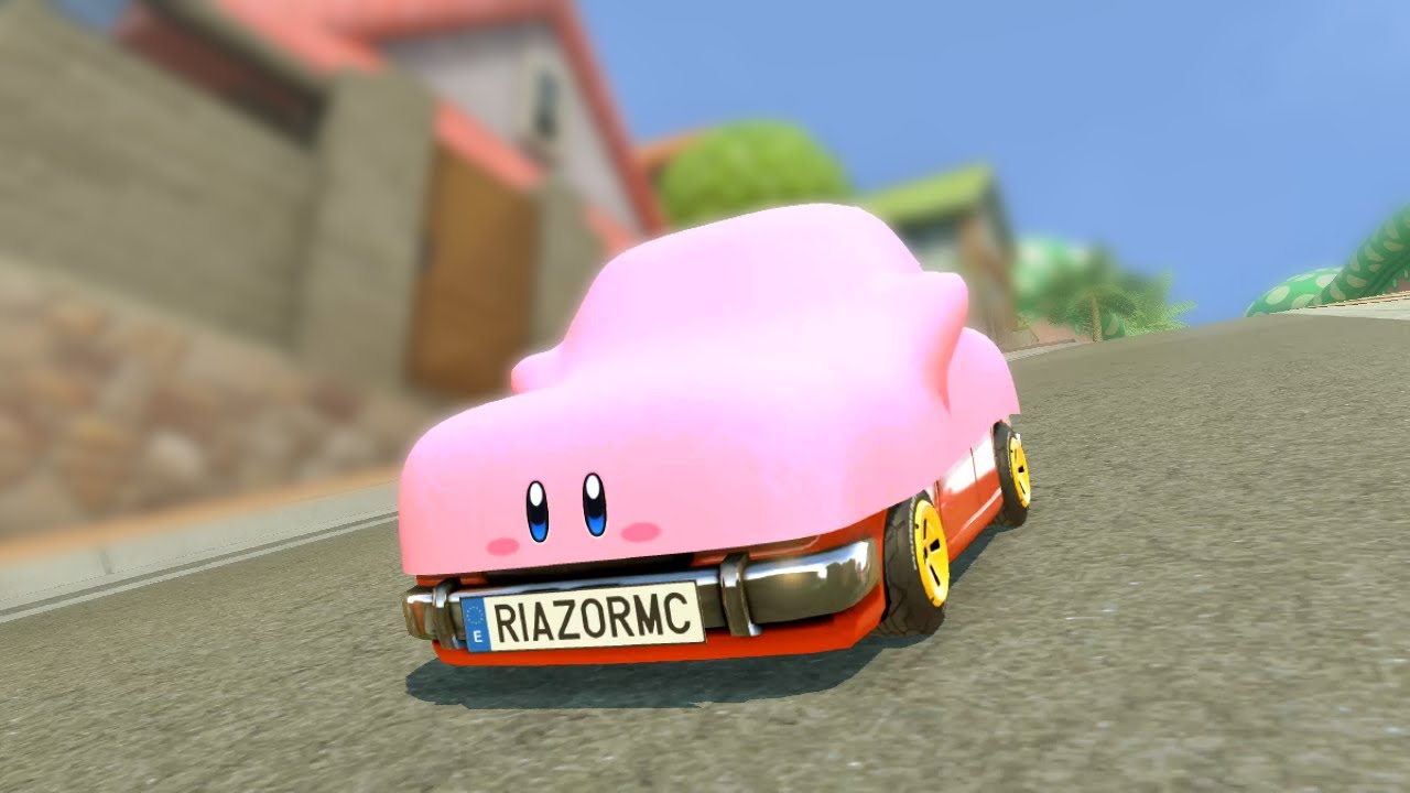 Random: Modder Adds “Car Mouth” Kirby Into Mario Kart – NintendoSoup