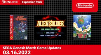 Alien Soldier, Light Crusader, And Super Fantasy Zone Added To Switch Online Sega Genesis Catalogue