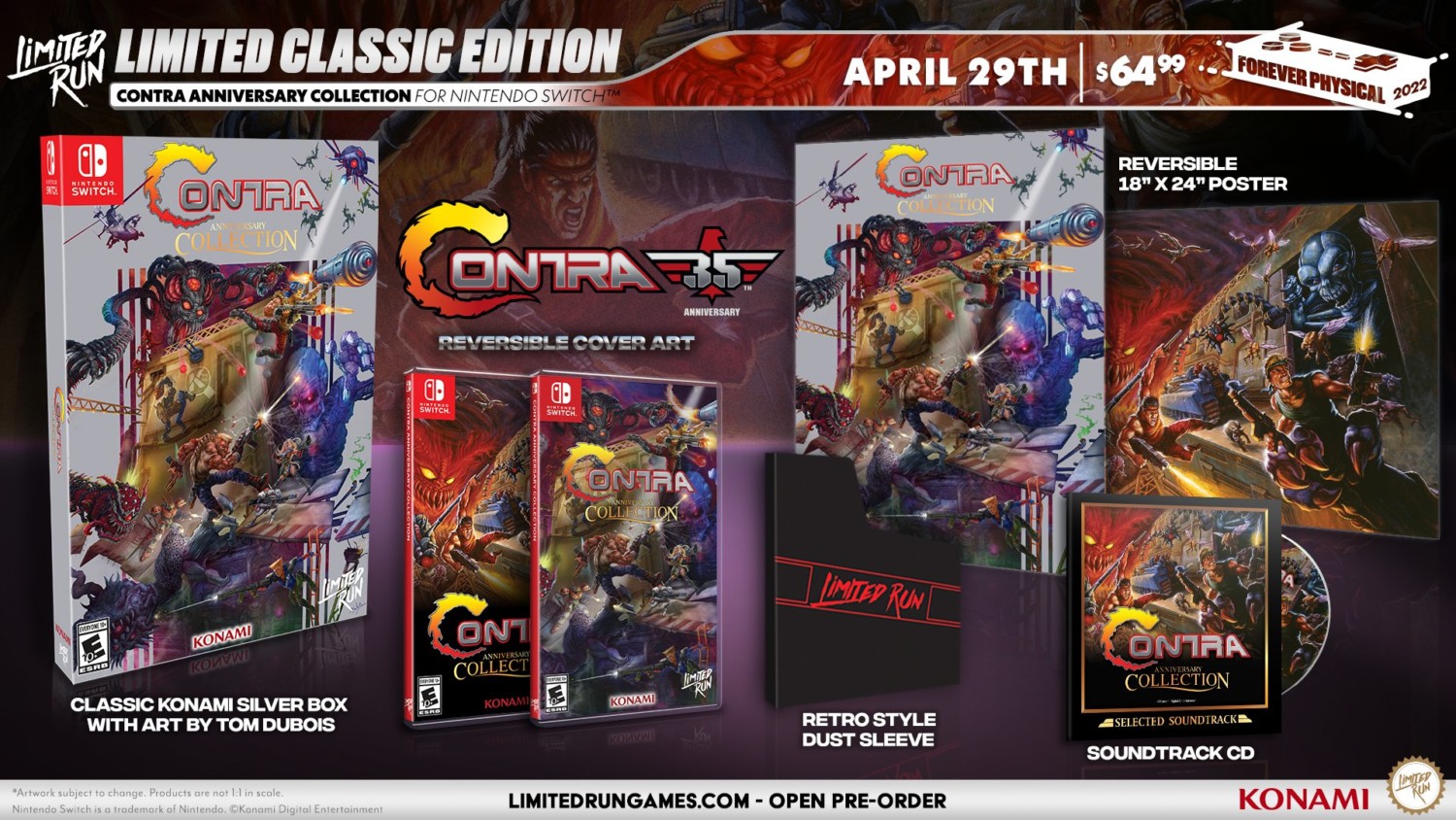 Konami Announced Arcade Classics, Castlevania and Contra Anniversary  Collections for Nintendo Switch