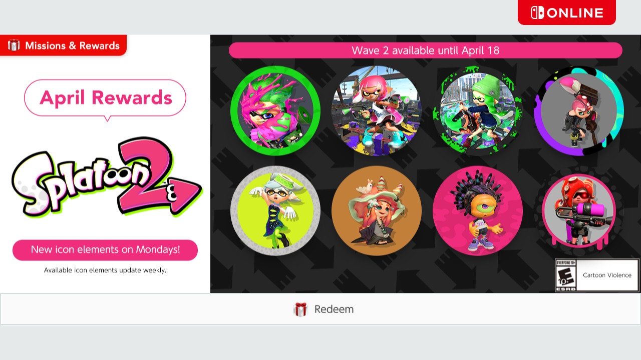 Nintendo Switch Of Splatoon Online Rewards Now – Second NintendoSoup And Icon Wave Missions 2 Customizations Live