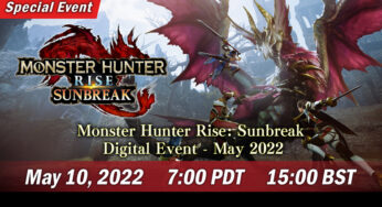 Monster Hunter Rise: Sunbreak Digital Event Announced For May 10th