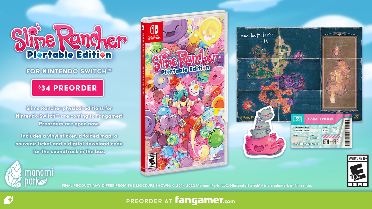 Slime Plortable Edition Switch Release Announced, Pre-Orders Now Live – NintendoSoup