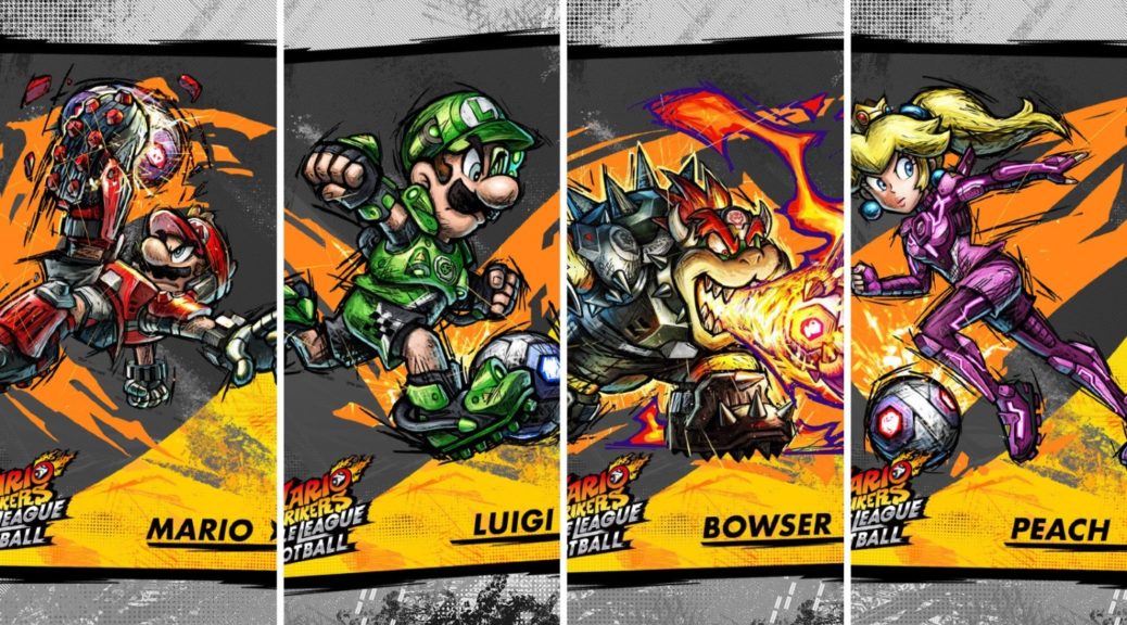 mario strikers charged characters