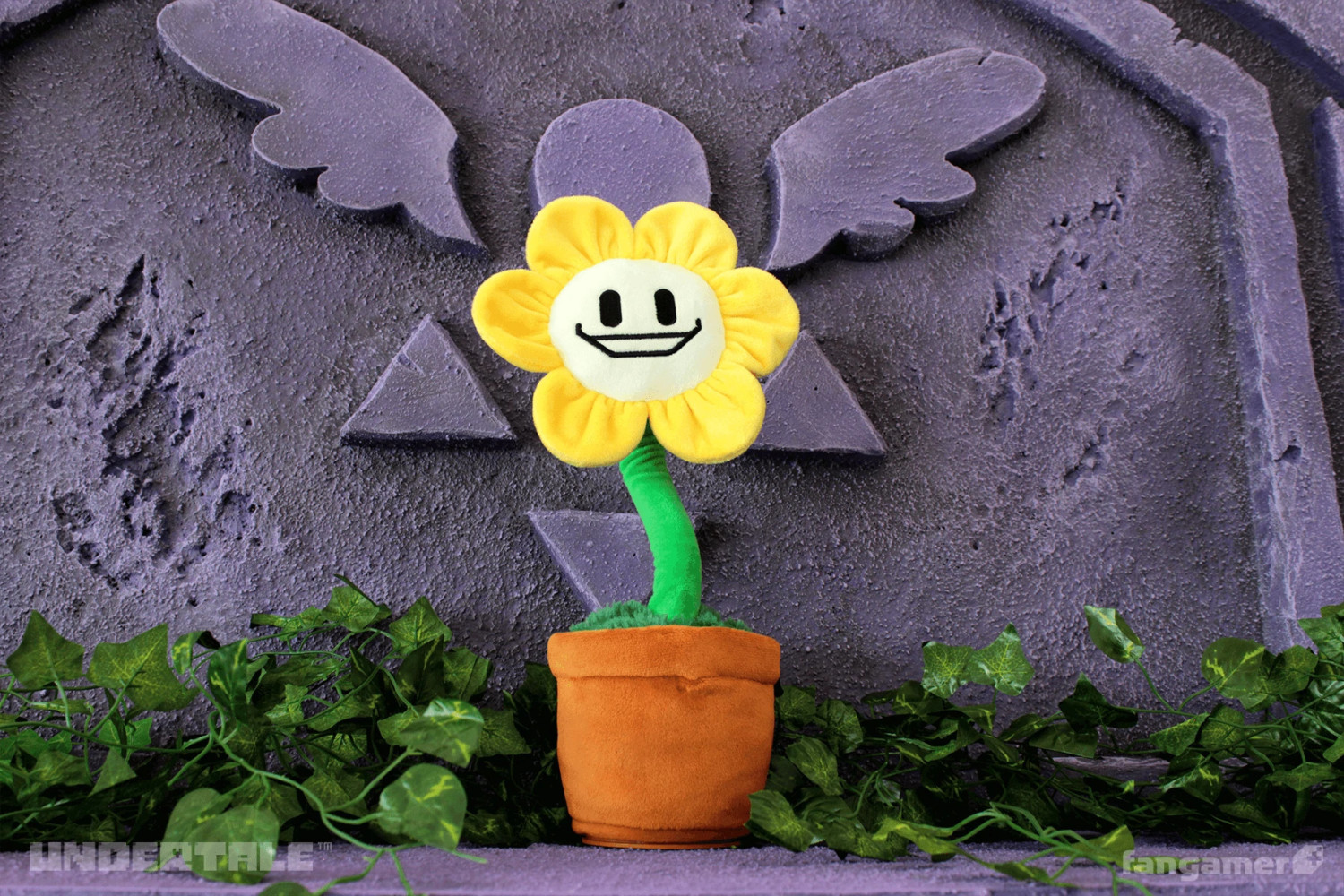 Undertale Musical Dancing Flowey Plush Figure 14” Official Plushie Flower  Statue