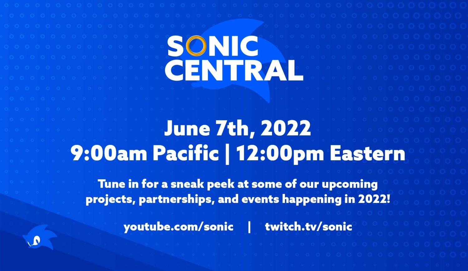 Sonic Central Presentation Announced For June 7th 2022 NintendoSoup