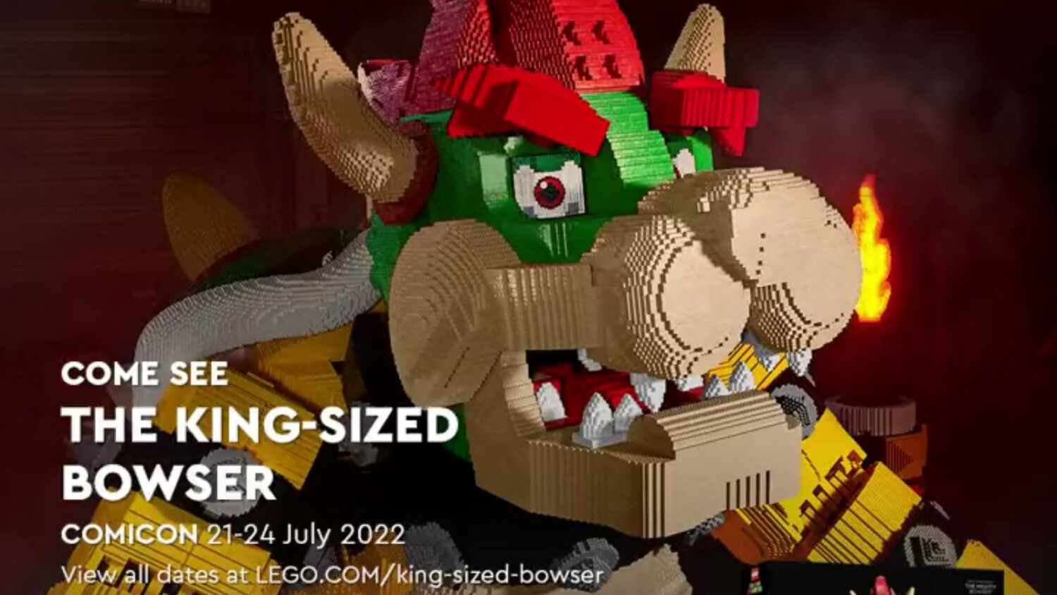 Lego at Comic-Con: An Array of Goodies Including 14-Foot Bowser