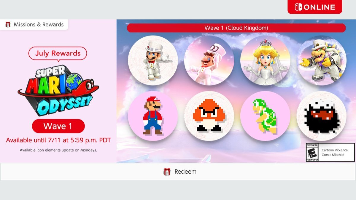 Switch Online's 'Missions & Rewards' Adds Super Mario 3D World +