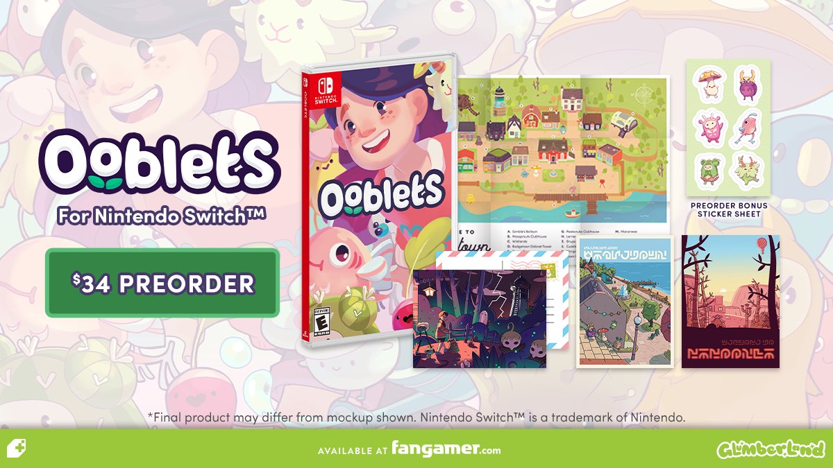 Switch Nintendo NintendoSoup Physical Pre-Orders Edition Announced, Now Live – Ooblets