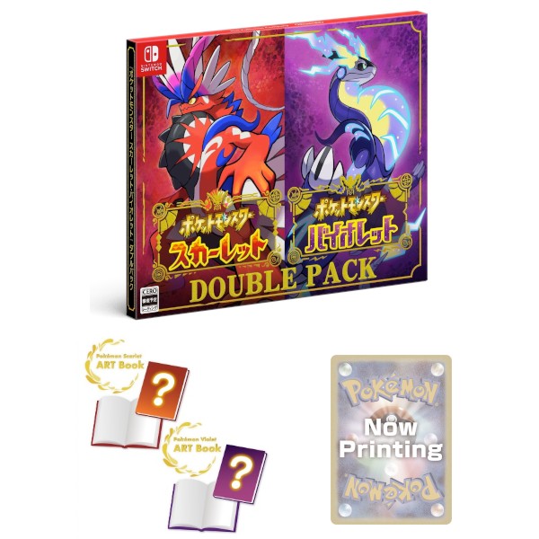 Pokemon Scarlet/Violet Double Pack With Singapore Exclusive A5 Artbooks And  SteelBook – NintendoSoup