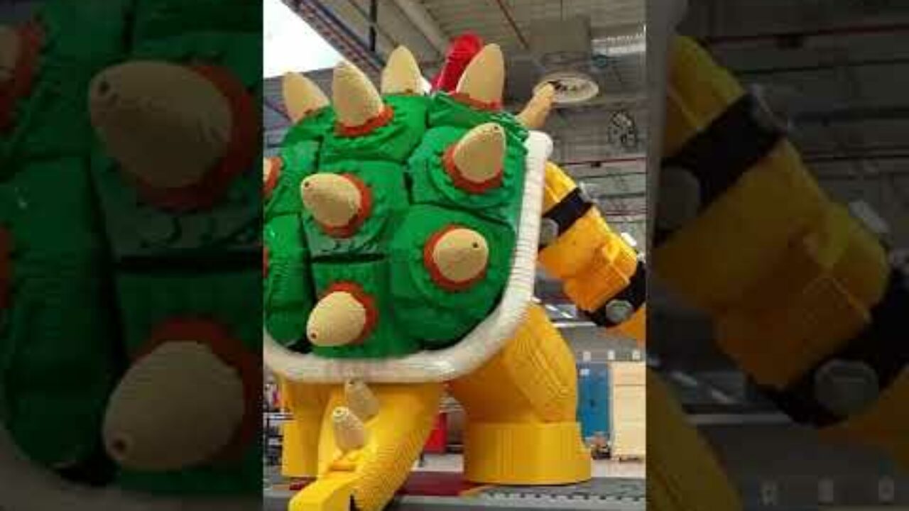 New Giant Lego Bowser Set Out October For $270