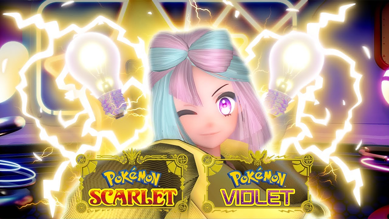 Here's Iono, an Electric-type gym leader in Pokemon Scarlet and Violet