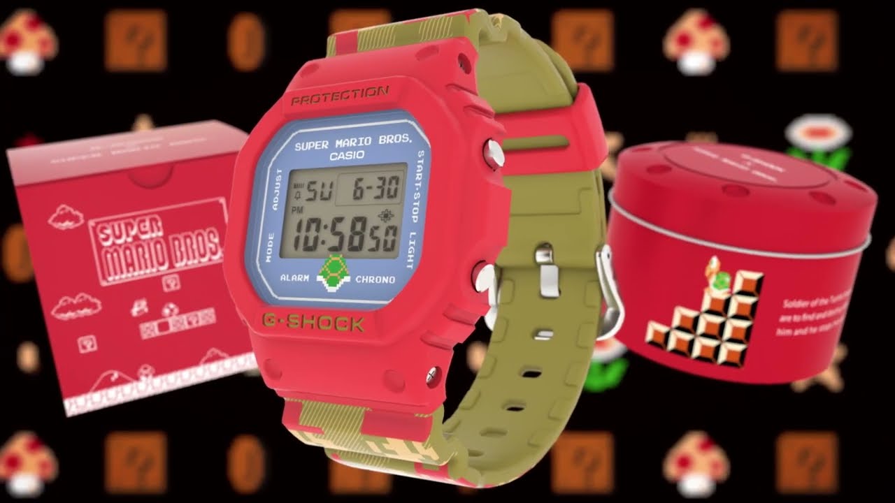 Casio Announces G-Shock × Super Mario Bros. Watch – NintendoSoup