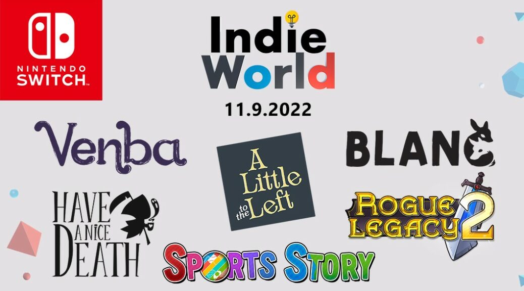 My 5 Favourite Announcements from Nintendo's Indie World! (14/11