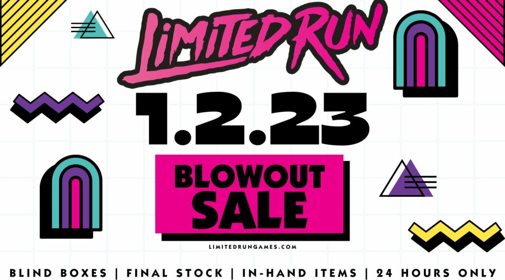 Limited Run Games Announces Blowout Sale For January 2, 2023 NintendoSoup