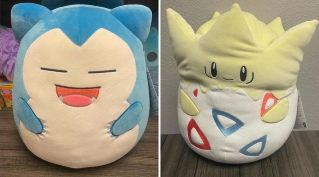 Squishmallows Super Soft Plush Toys, 10 Pokémon Squad