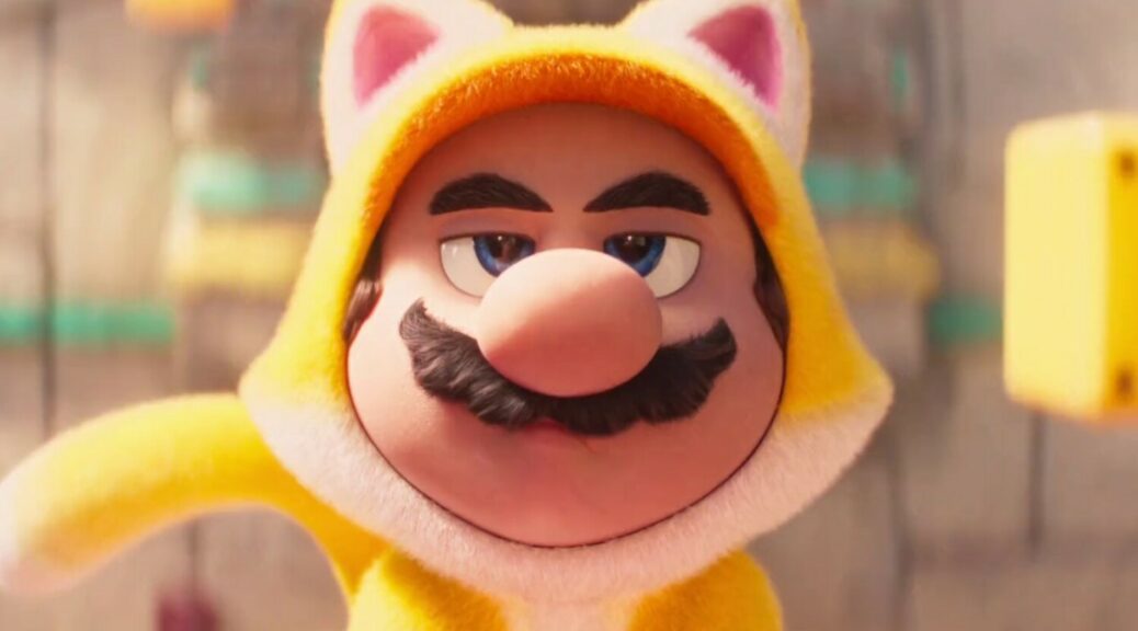 The Super Mario Bros. Movie - Cat Mario Reveal (2023) 