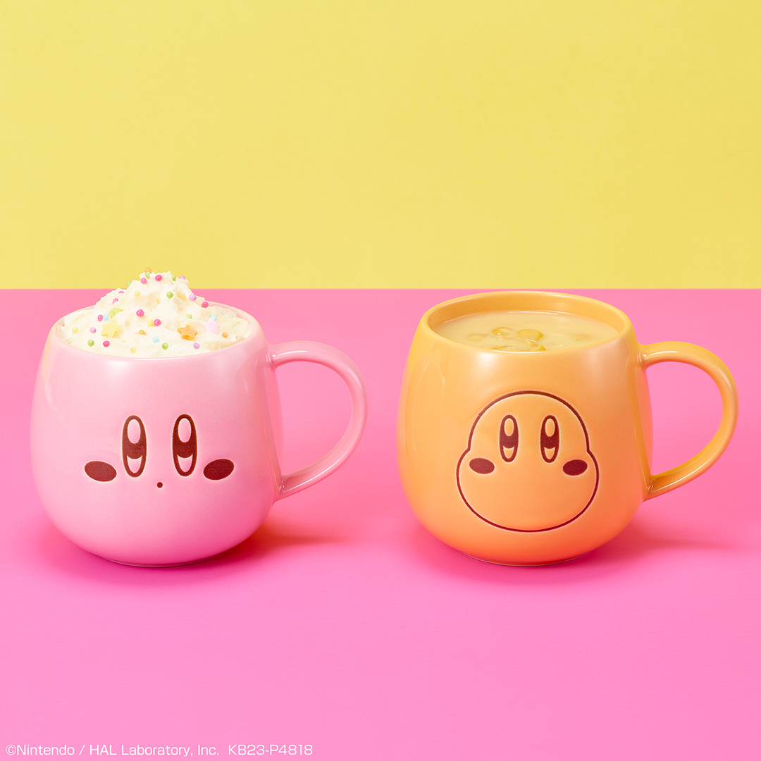 Japan Nintendo Ceramics Mug - Kirby Face