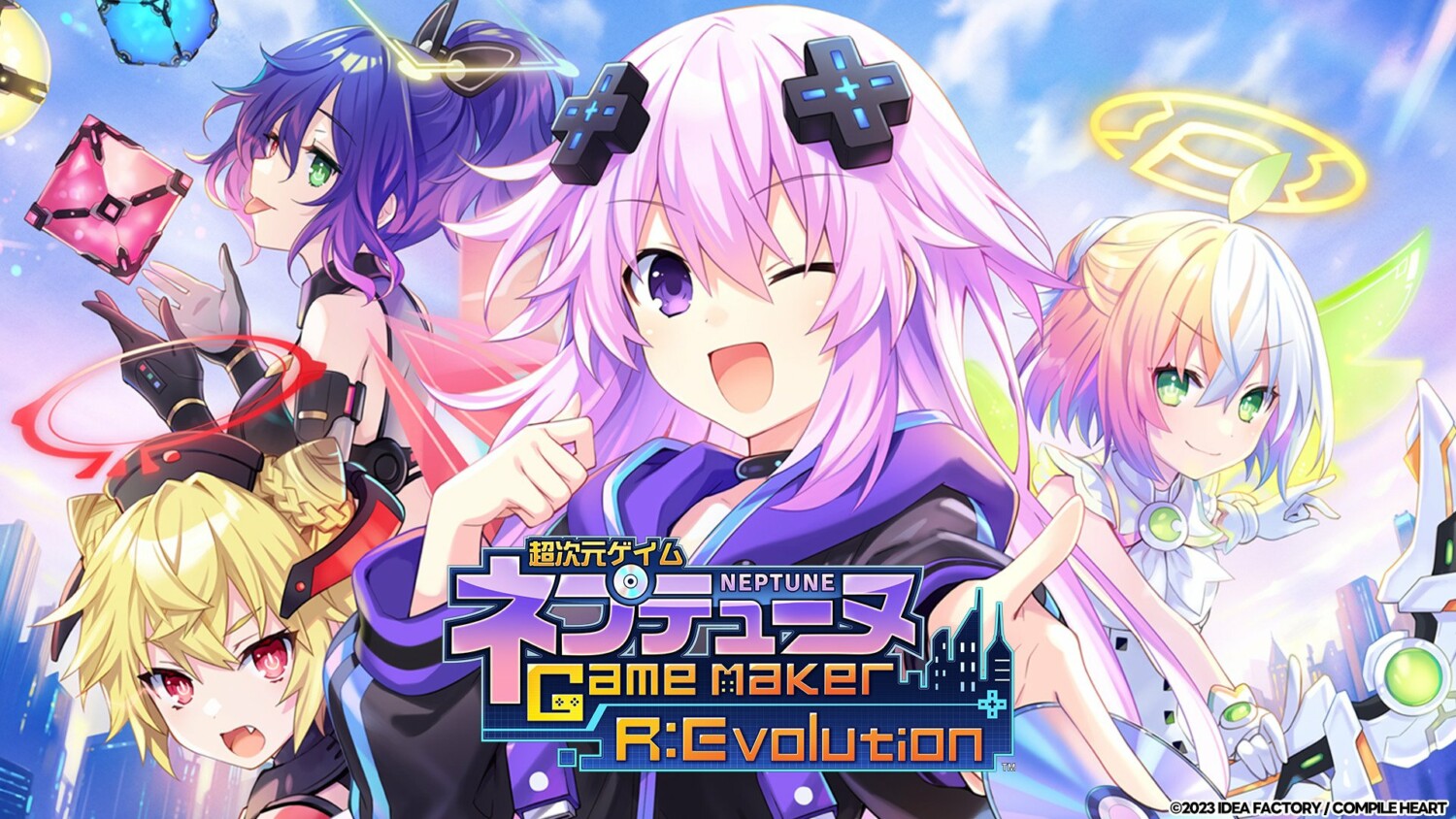 Game Hyperdimension Neptunia Game Maker R Evolution Famitsu DX Pack 3D  Crystal Nintendo Switch