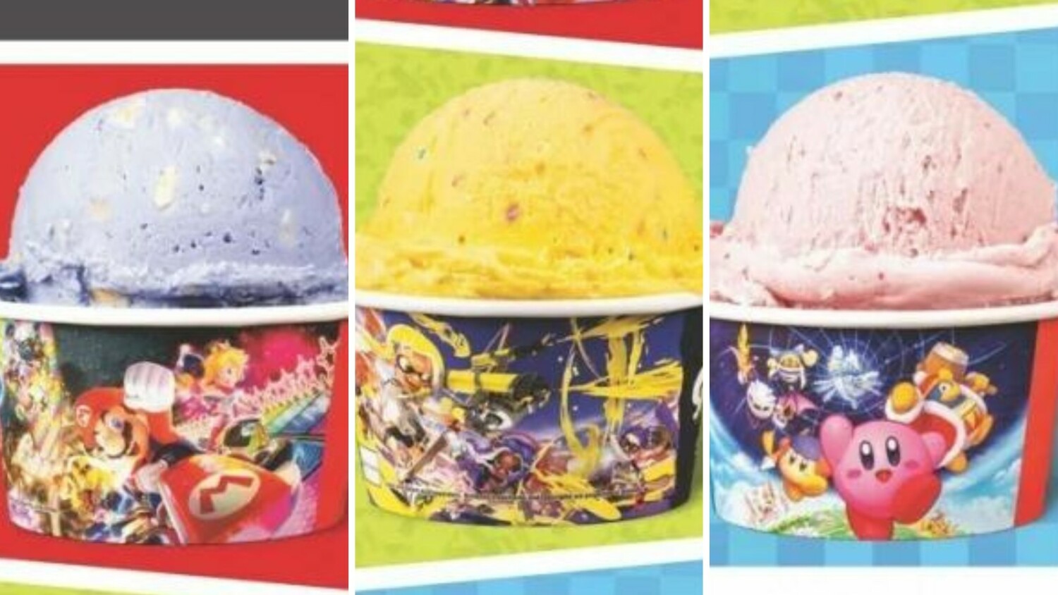 Nintendo And Nékter Team Up For Mario, Splatoon, And Kirby Ice Cream