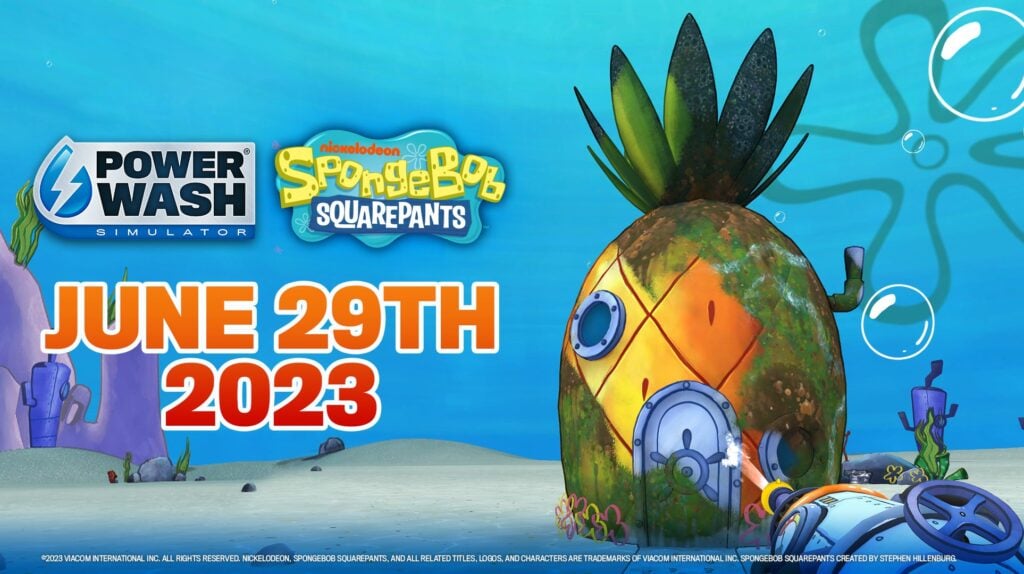 Powerwash Simulator SpongeBob SquarePants Special Pack Launches June 29th  2023  NintendoSoup