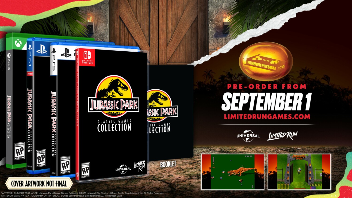 Jurassic Park Classic Games Collection Switch Physical Edition