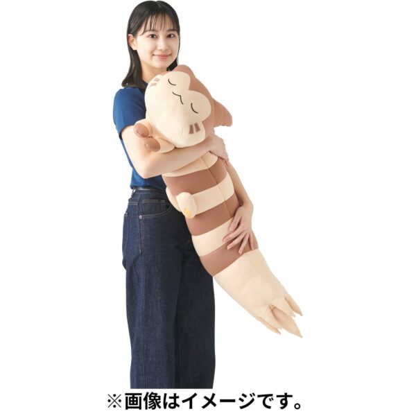 Pokemon Center Furret Tight Huggable Cushion Plush - Image 7