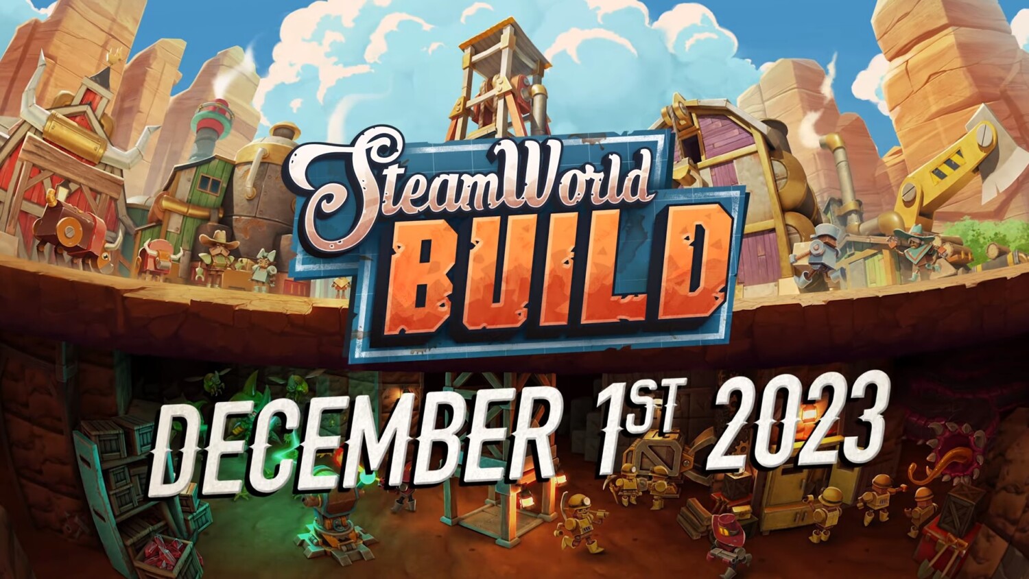SteamWorld Build  Announcement Trailer 