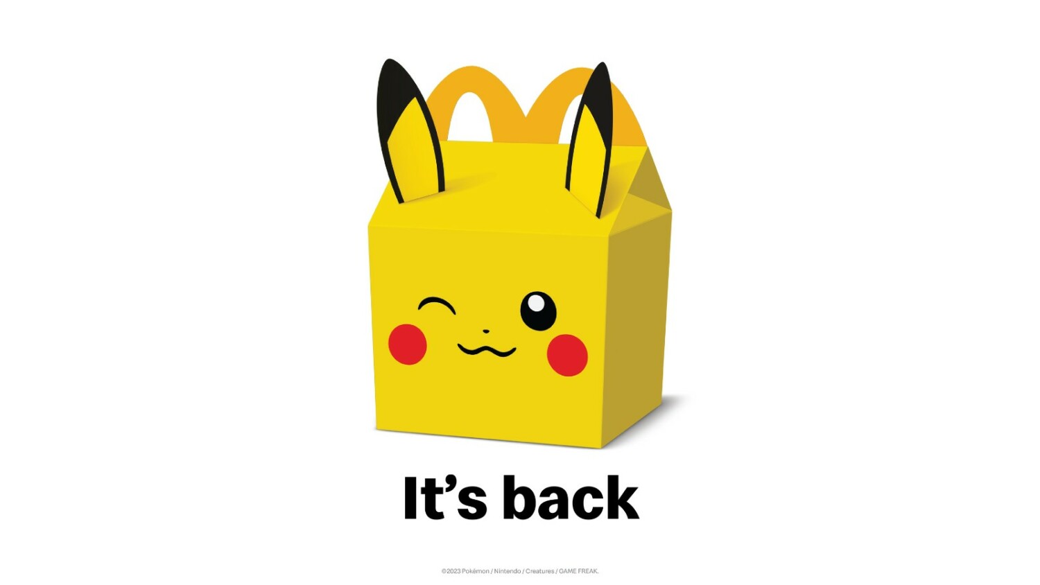 Pikachu on sale happy meal