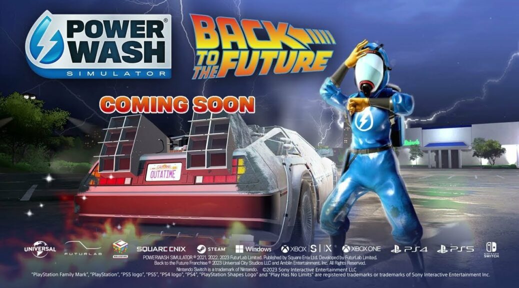 PowerWash Simulator DLC 'Back to the Future Special Pack' announced -  Gematsu