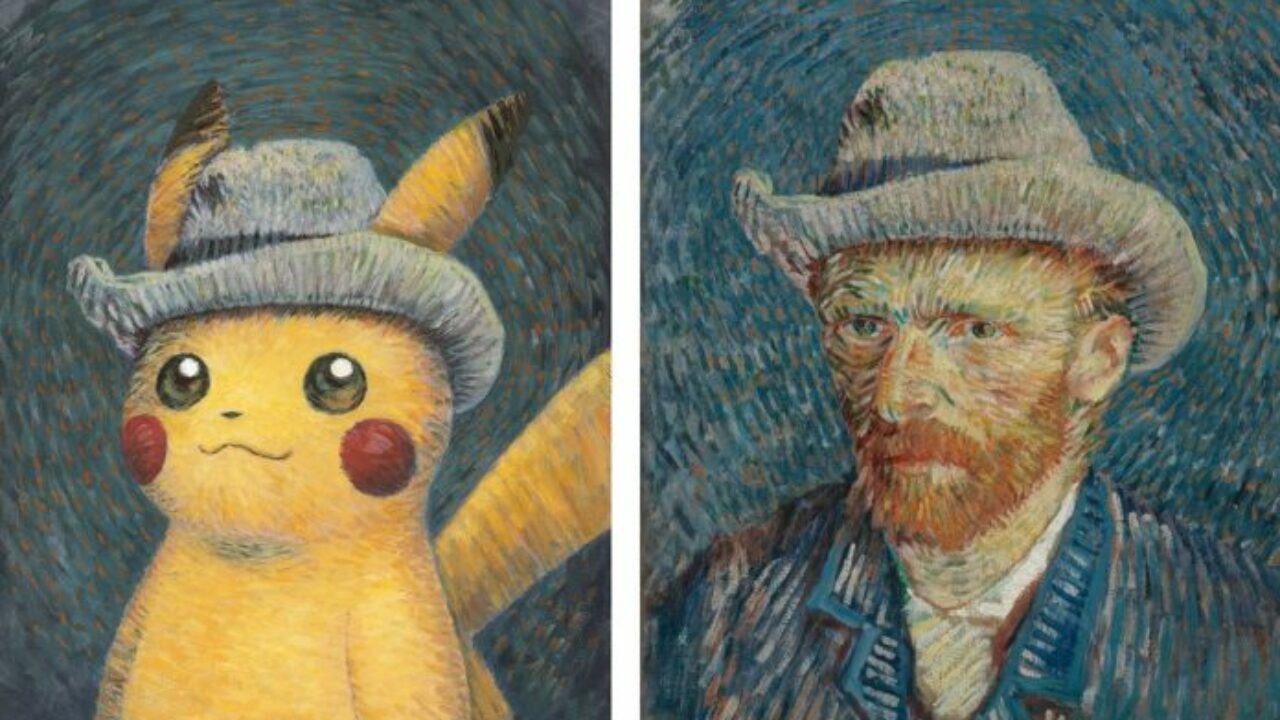 Pokemon X Van Gogh Museum “Pikachu With Grey Felt Hat” Promo