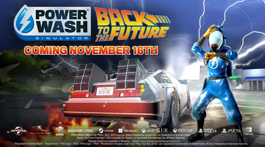 PowerWash Simulator “Back To The Future Special Pack” DLC Announced –  NintendoSoup